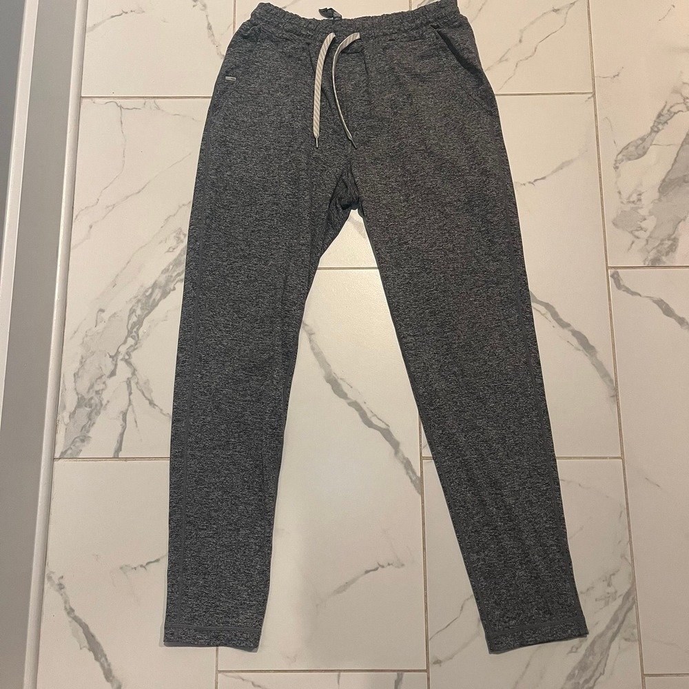 Vuori Men's Ponto Performance Pant Heather Gray Sz Medium